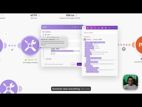 Combine Multiple Array Values Into a Single Object (Make.com Tutorial)
