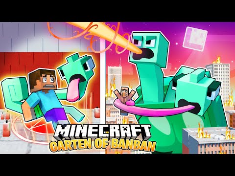 I Survived 100 Days as GARTEN OF BANBAN in HARDCORE Minecraft!