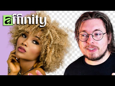 Remove Background Behind Hair in Affinity 3 – Selection Brush & Refine Tutorial