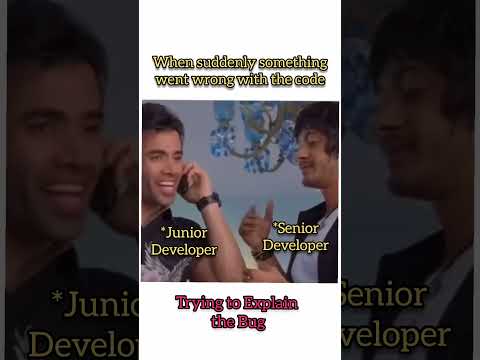 Trying to explain the unknown error #comedy #coding #shorts