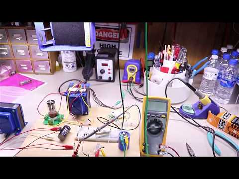 What does the Choke in a Tube Power Supply do?