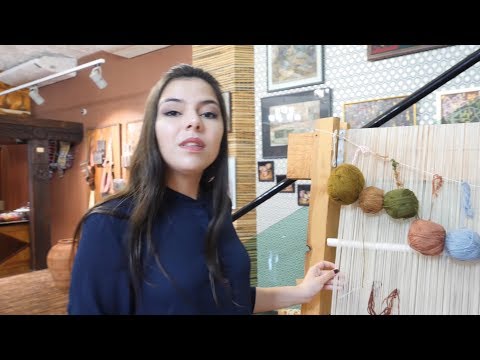 Мастер - класс по ковроткачеству.