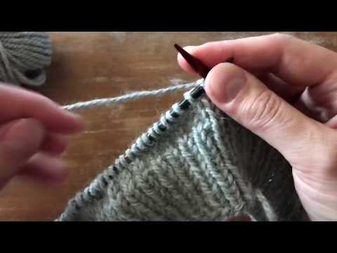 2 Stitch I-Cord Bind Off - knitting tutorial.