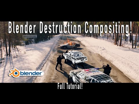 Blender VFX Tutorial: Destruction/Grunge Compositing: Police Arrest