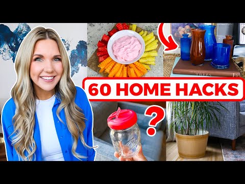 60 HOME HACKS...That You NEED TO TRY!