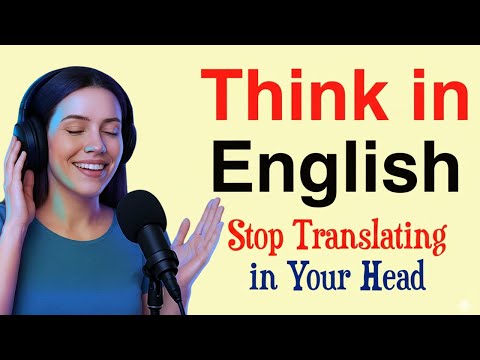 Think in English | Slow Listening + Shadowing Practice for Fluency | A1–A2 Podcast