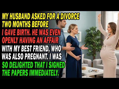 😡My Husband Asked For A Divorce For His Mistress 💔 2 Months Before I Gave Birth👶🤩 I Gladly Signed...