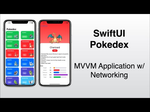 Build A Pokedex With SwiftUI 2.0 | MVVM | Network Layer | iOS 14 | Swift 5
