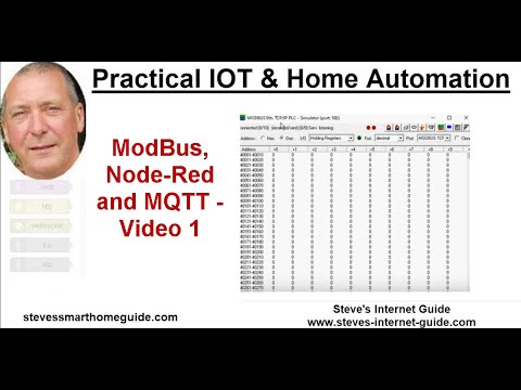 ModBus, Node-Red and MQTT -Video 1