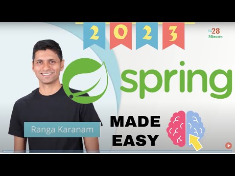 Spring Framework: A Tutorial for Beginners | in28minutes | Ranga Karanam