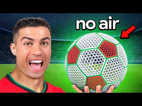 I Surprised Ronaldo With An Airless Football