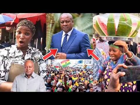 We will go nakɛd if President Mahama Refuse to continue as president for 18 years.Ghana market women