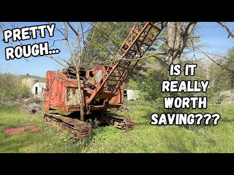 1940s Crane Sitting 10+ years! Can we Save it?? (Will it RUN?)