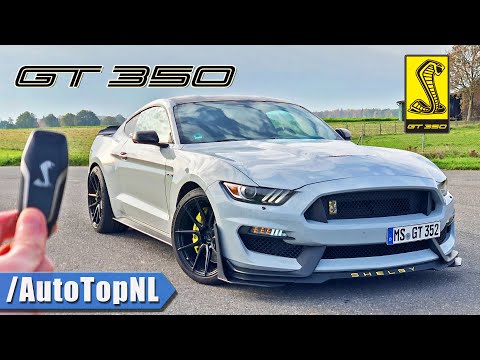 SHELBY MUSTANG GT350 REVIEW on AUTOBAHN [NO SPEED LIMIT] by AutoTopNL