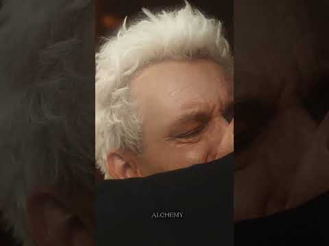 Aziraphale tells Crowley he loves him #shorts #goodomens