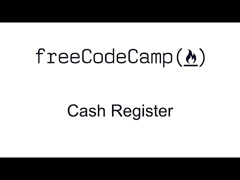 Cash Register - JavaScript Algorithms and Data Structures Projects - Free Code Camp