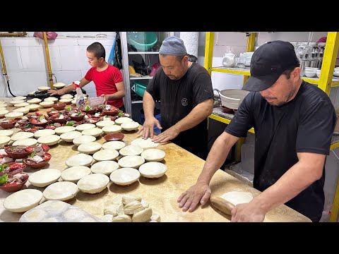 Wonderful TECHNOLOGY of Cooking. MEAT, KAZI and ONION with Ceramics. Best Selling Street Food.