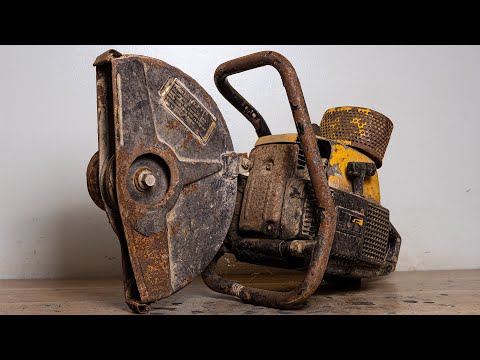 2-Stroke Engine Concrete Cut Off Saw Restoration