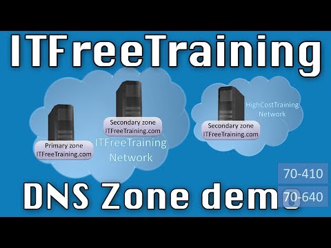 Windows DNS Zone Demonstration