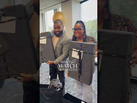 This is how we celebrate our watch earners at The Wealth Academy in Atlanta 😎