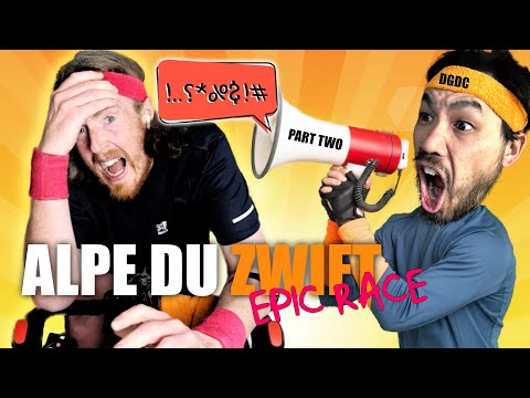 RACING UP ALPE DU ZWIFT! with Erik Lee and 240 riders | PART TWO!