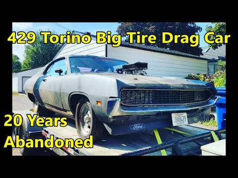 Will it Run? Engine Fubar? 1970 Ford Torino DRAG CAR - Parked 20 Years Ago!
