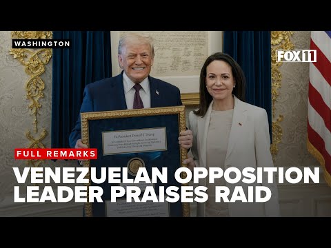 Venezuelan opposition leader Maria Corina Machado praises Trump for raid, capture of Nicolas Maduro