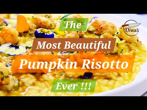The Best Pumpkin and Shrimp Risotto Ever !!! 🇮🇹🍤🍾🥂 @DiwasCucina #cooking #food #risotto #italianfood