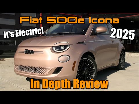 2025 Fiat 500e Icona: Start Up, Test Drive & In Depth Review