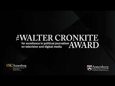 The 2025 Walter Cronkite Awards for Excellence in Political Journalism [Full Show]