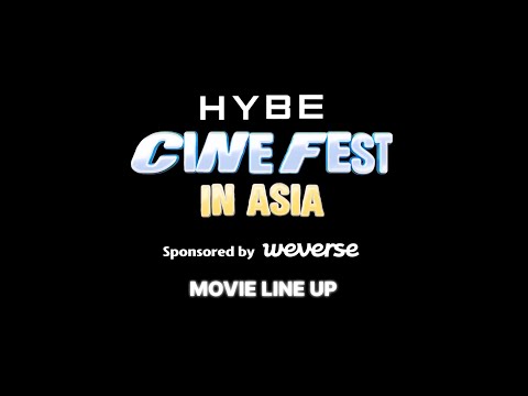 HYBE CINE FEST IN ASIA Line-up Trailer