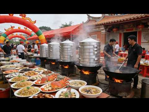 Chinese Village Food / Fujian: King Crab, Bird's Nest, Lobster, Braised Noodles [Wedding]