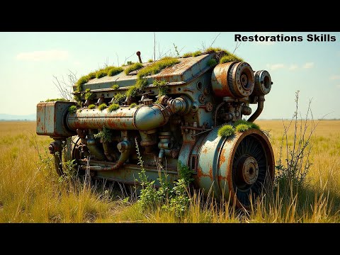 From Scrap Metal to Super Product – Reviving a HYUNDAI Car Engine After 10 Years of Abandonment