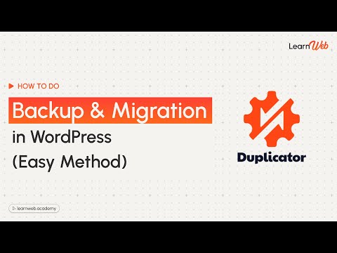 How to Backup, Restore & Migrate WordPress with Duplicator Plugin - Free & Easy Method