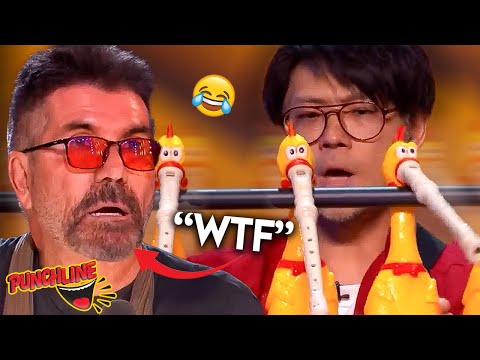 CHICKENS On BGT 2025?! 2 Hilarious Auditions That SHOCKED Simon!