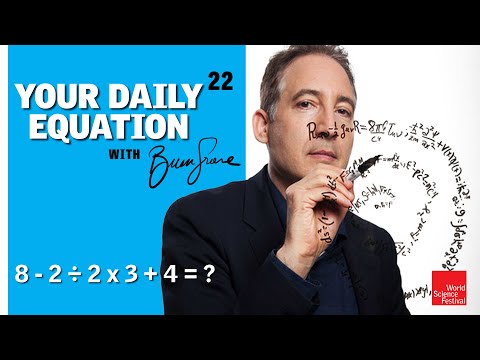 Your Daily Equation #22: 8 - 2 ÷ 2 x 3 + 4 = ?