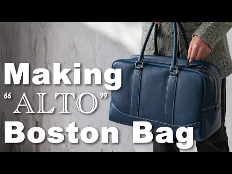 가죽공방 헤비츠 알토 보스턴백 가방제작영상 / Making a leather bag "Alto boston bag" by Hevitz