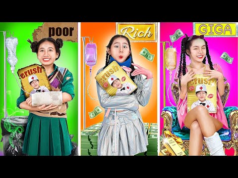 الأغنياء مقابل الفقراء مقابل الأثرياء في المستشفى! لقد وقعت في حب الطبيب