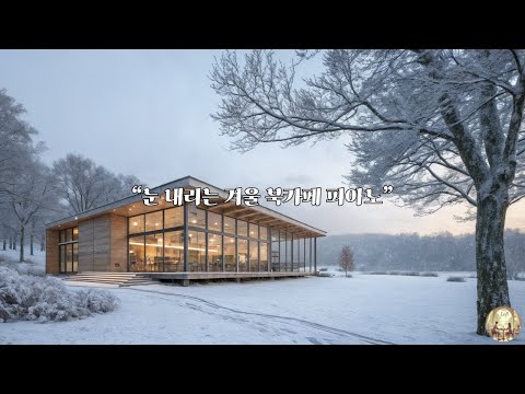 [Play List]눈 내리는 북카페에서 듣는 따뜻한 피아노 음악｜고요한 겨울 아침 힐링 BGM(Healing BGM for a quiet winter morning)