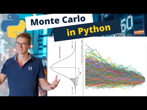 Monte Carlo Simulation with value at risk (VaR) and conditional value at risk (CVaR) in Python
