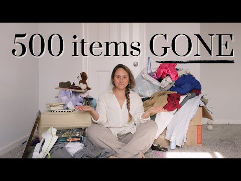 I decluttered my life in 30 days | EXTREME decluttering challenge