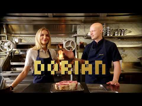 Max Coen and Emily English cook Dorian steak