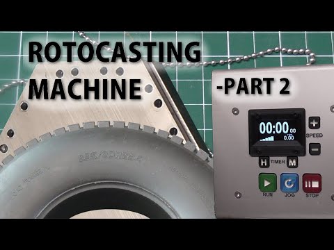 Rotational casting machine (DIY) part 2