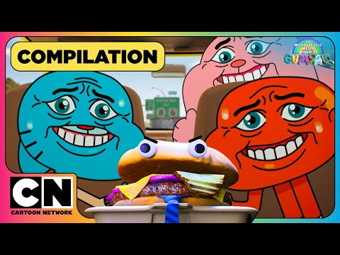 ⭐ BRAND NEW Episodes ⭐ WORST Traffic EVER + a Talking Burger? 🍔😱 Wonderfully Weird World of Gumball
