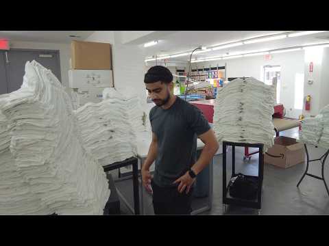 Screen Printing 2,000 T-Shirts in One Day