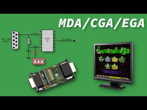 Updates of my MCE-Adapter (simpe MDA, CGA, EGA converter)