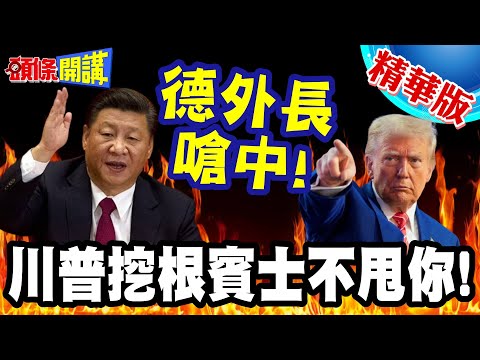 傻X說的就是你?德外長嗆中! | 轉頭討拍!只見川普挖根賓士!要求總部搬去美國?【頭條開講】精華版 @頭條開講HeadlinesTalk