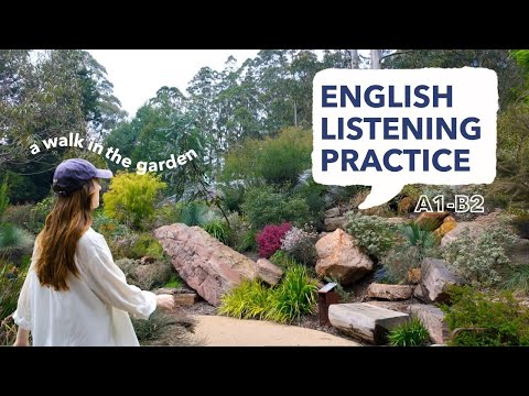 English Listening Practice | Nature walk and visiting cafe in the Dandenong Ranges, Australia