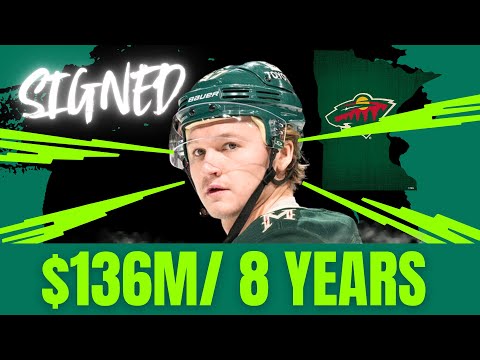 HISTORIC: Kaprizov Signs Biggest Contract in NHL History