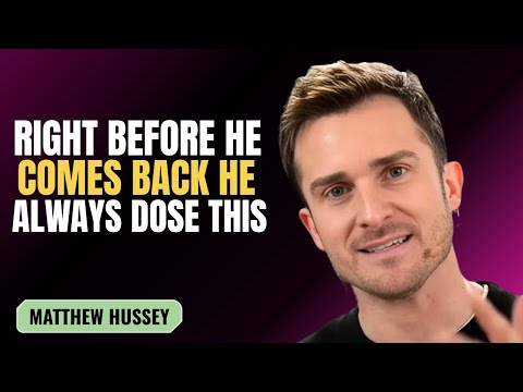 RIGHT BEFORE HE COMES BACK HE ALWAYS DOSE THIS | MATTHEW HUSSEY | MOTIVATION SPEECH